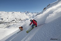 Les Menuires - offpiste actiefoto